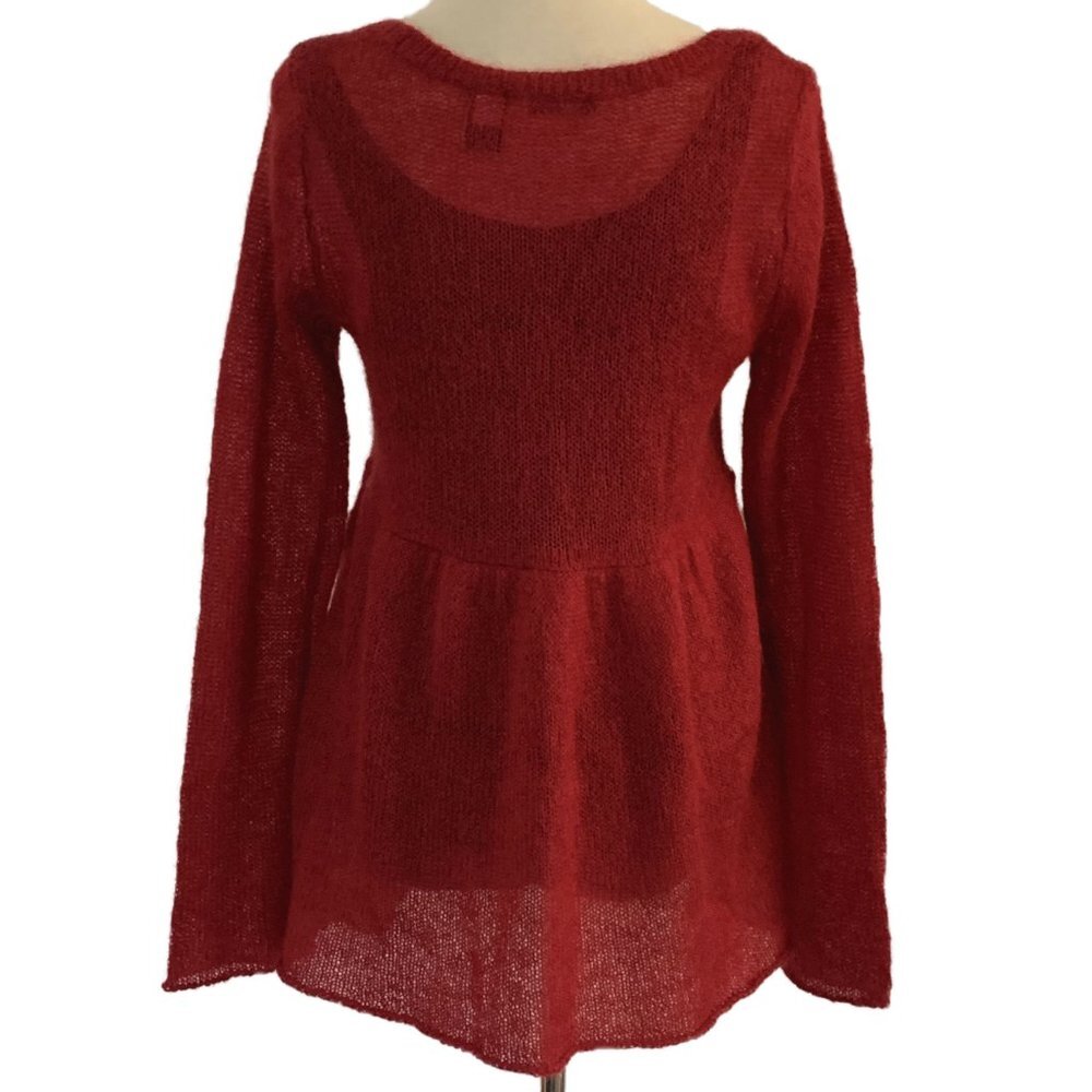Moda International Scoop Neck Embroidered Sweater - Picture 6 of 7